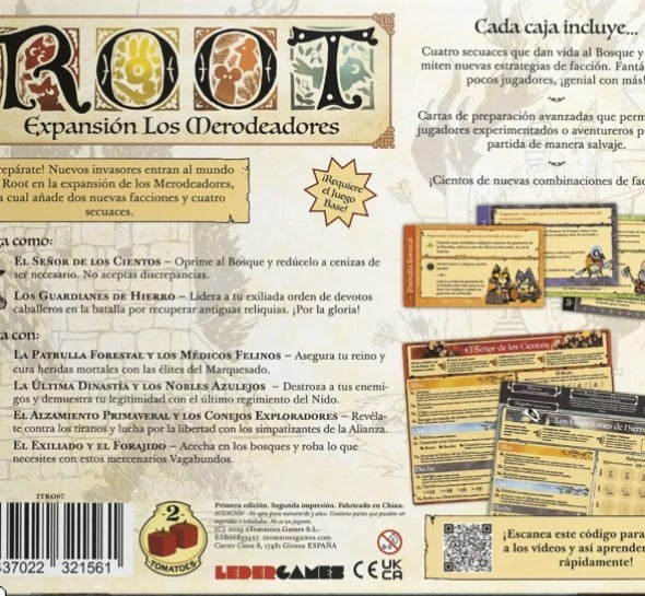 Root: Los Merodeadores Juego de mesa en Español