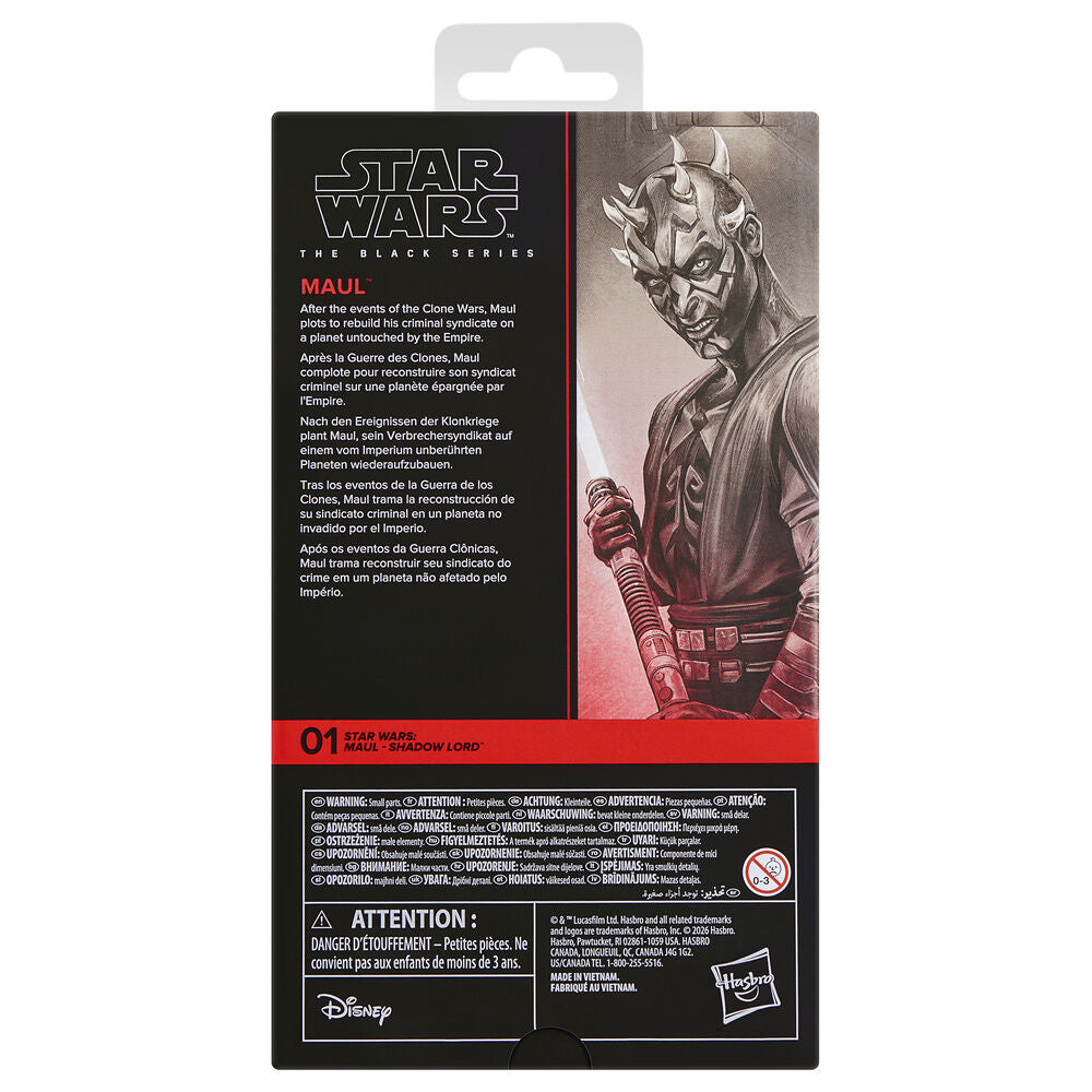 Maul Shadow Lord Star Wars 15cm - The Black Series