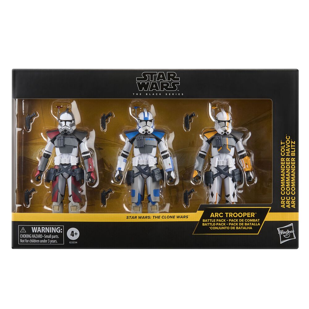 [PREVENTA] Set 3 Figuras Star Wars The Clone Wars Star Wars The Black Series 15cm